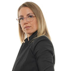 Liebeskind purple acetate glasses frames with clear lenses, stylish eyewear for fashion and everyday wear.