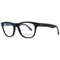 Ermenegildo Zegna Black Plastic Glasses Frames