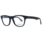 Ermenegildo Zegna Black Plastic Glasses Frames