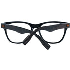 Ermenegildo Zegna Black Plastic Glasses Frames