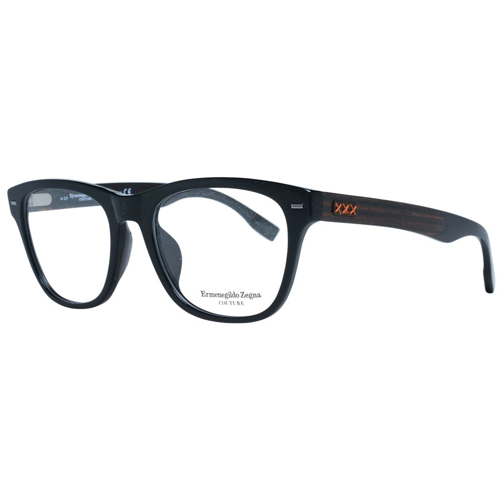 Ermenegildo Zegna Black Men Glasses Frame