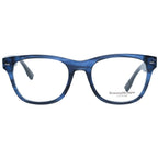 Ermenegildo Zegna blue plastic eyeglass frames with sleek, modern design and clear lenses, lightweight and stylish.
