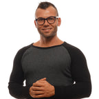 Ermenegildo Zegna blue plastic eyeglass frames with sleek design and modern styling for stylish eyewear.