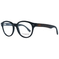 Ermenegildo Zegna black plastic glasses frames with sleek design and modern style, ideal for sophisticated eyewear.