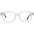 Ermenegildo Zegna transparent plastic glasses frames with a sleek, modern design, perfect for stylish eyewear.
