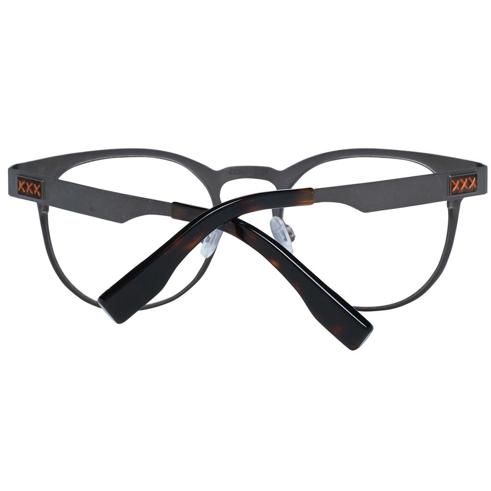 Ermenegildo Zegna Gray Titanium Glasses Frames