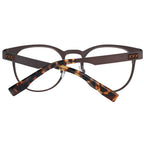 Ermenegildo Zegna bronze titanium glasses frames with sleek, modern design and lightweight construction.