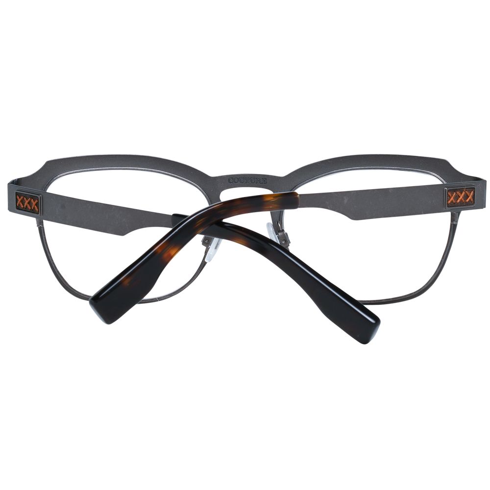 Ermenegildo Zegna Gray Titanium Glasses Frames