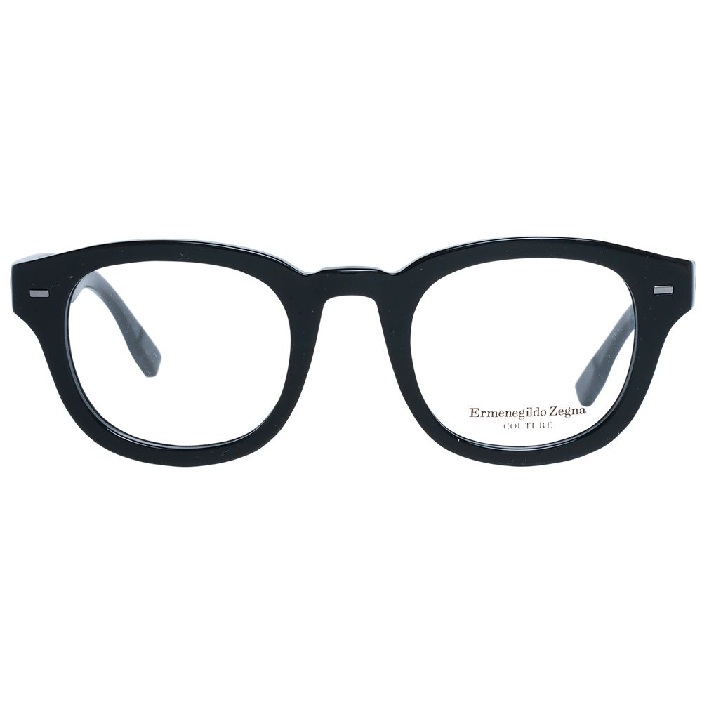 Ermenegildo Zegna Black Plastic Glasses Frames Ermenegildo Zegna