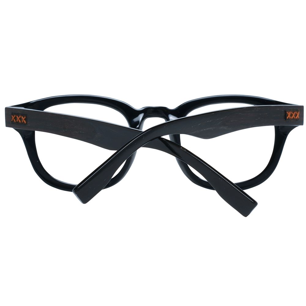 Ermenegildo Zegna Black Plastic Glasses Frames Ermenegildo Zegna