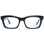 Ermenegildo Zegna black plastic glasses frames with sleek design and subtle brand detailing.