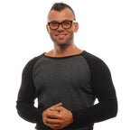 Ermenegildo Zegna Brown Plastic Glasses Frames Ermenegildo Zegna