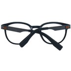 Ermenegildo Zegna black plastic glasses frames, stylish and lightweight eyewear for a sophisticated look.