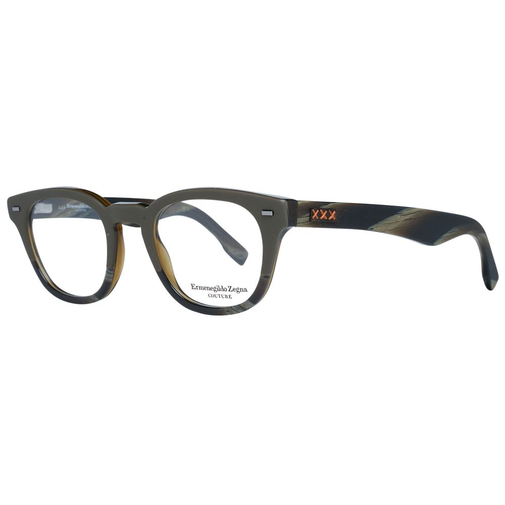 Ermenegildo Zegna Army Plastic Glasses Frames Ermenegildo Zegna
