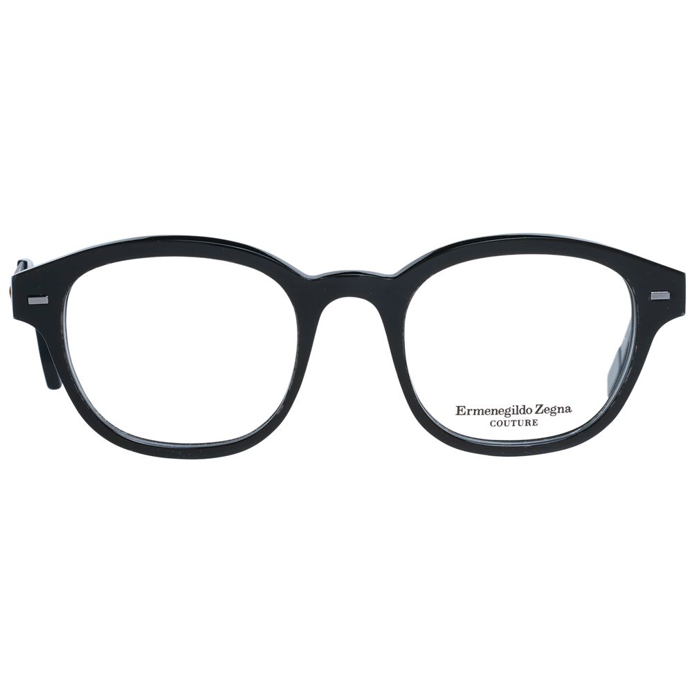 Ermenegildo Zegna Black Men Glasses Frame