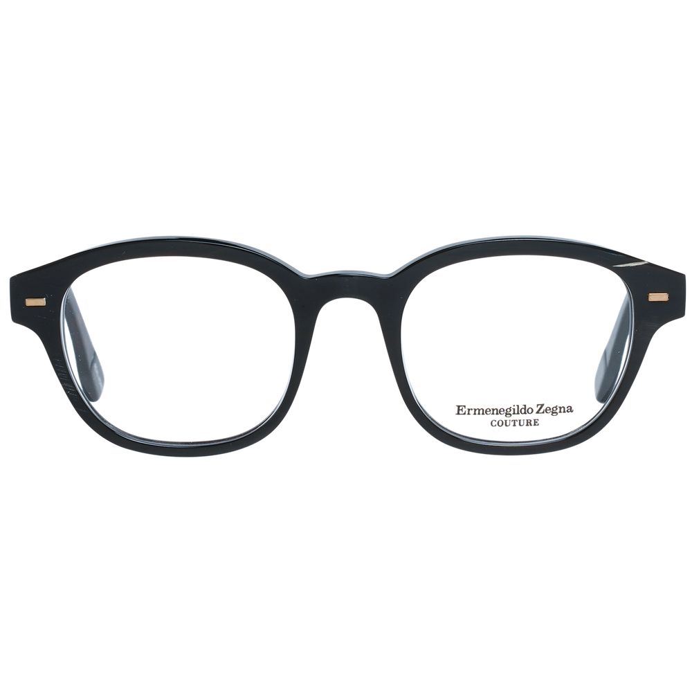 Ermenegildo Zegna Black Men Glasses Frame