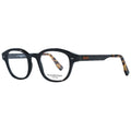 Ermenegildo Zegna Brown Horn Glasses Frames