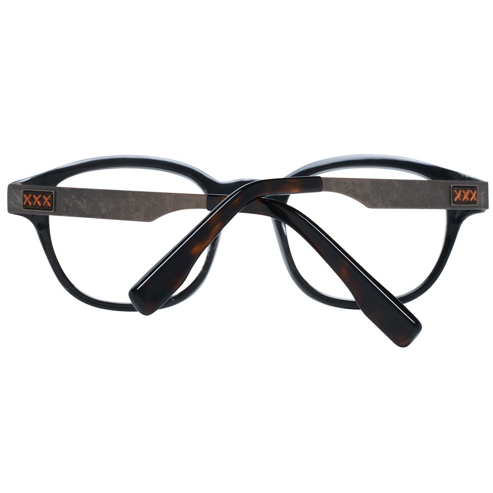 Ermenegildo Zegna Black Men Glasses Frame