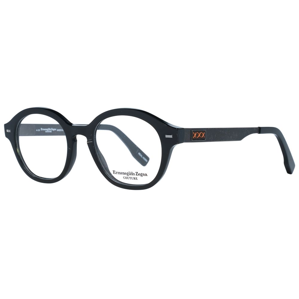 Ermenegildo Zegna Black Men Glasses Frame