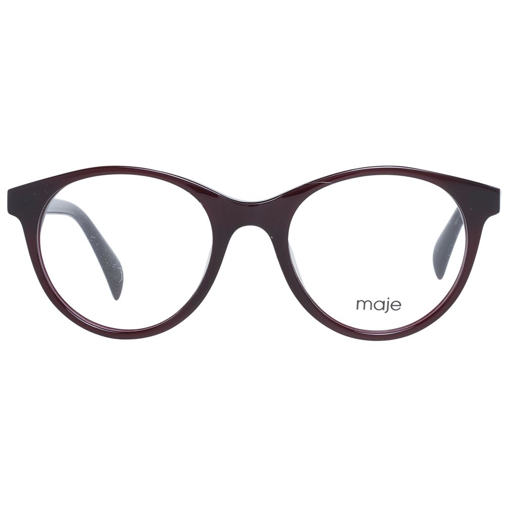 Maje Red Acetate Glasses Frames