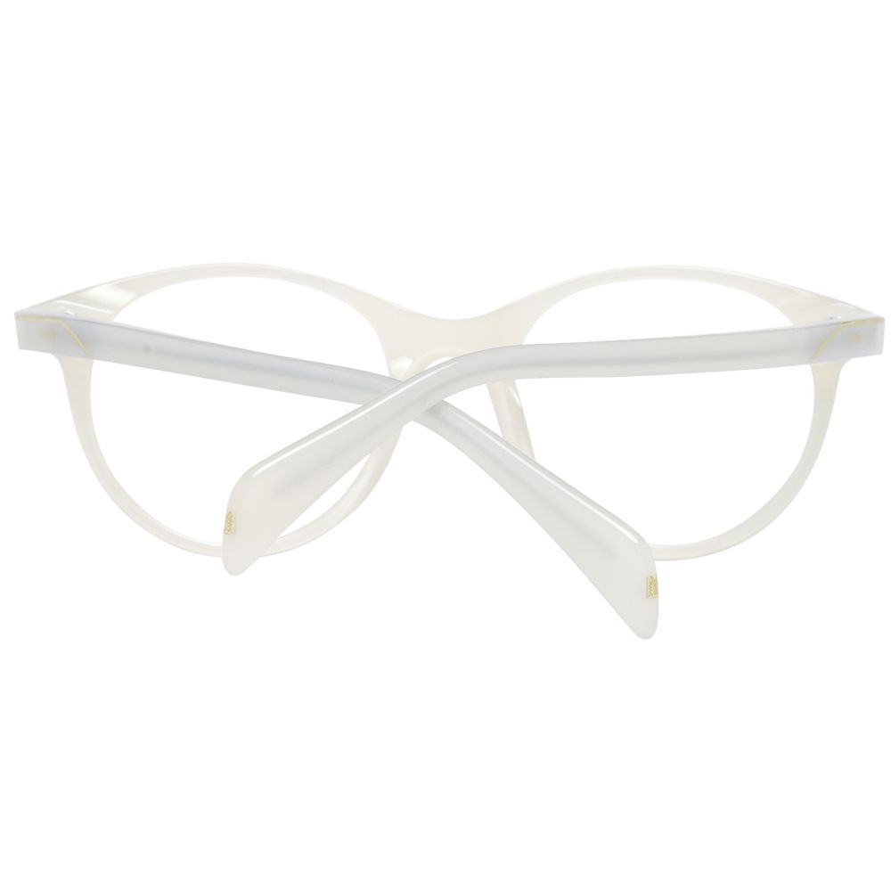 Maje White Acetate Glasses Frames
