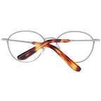 Sandro silver stainless steel glasses frames with sleek, modern design, featuring thin metal construction and adjustable nose pads.