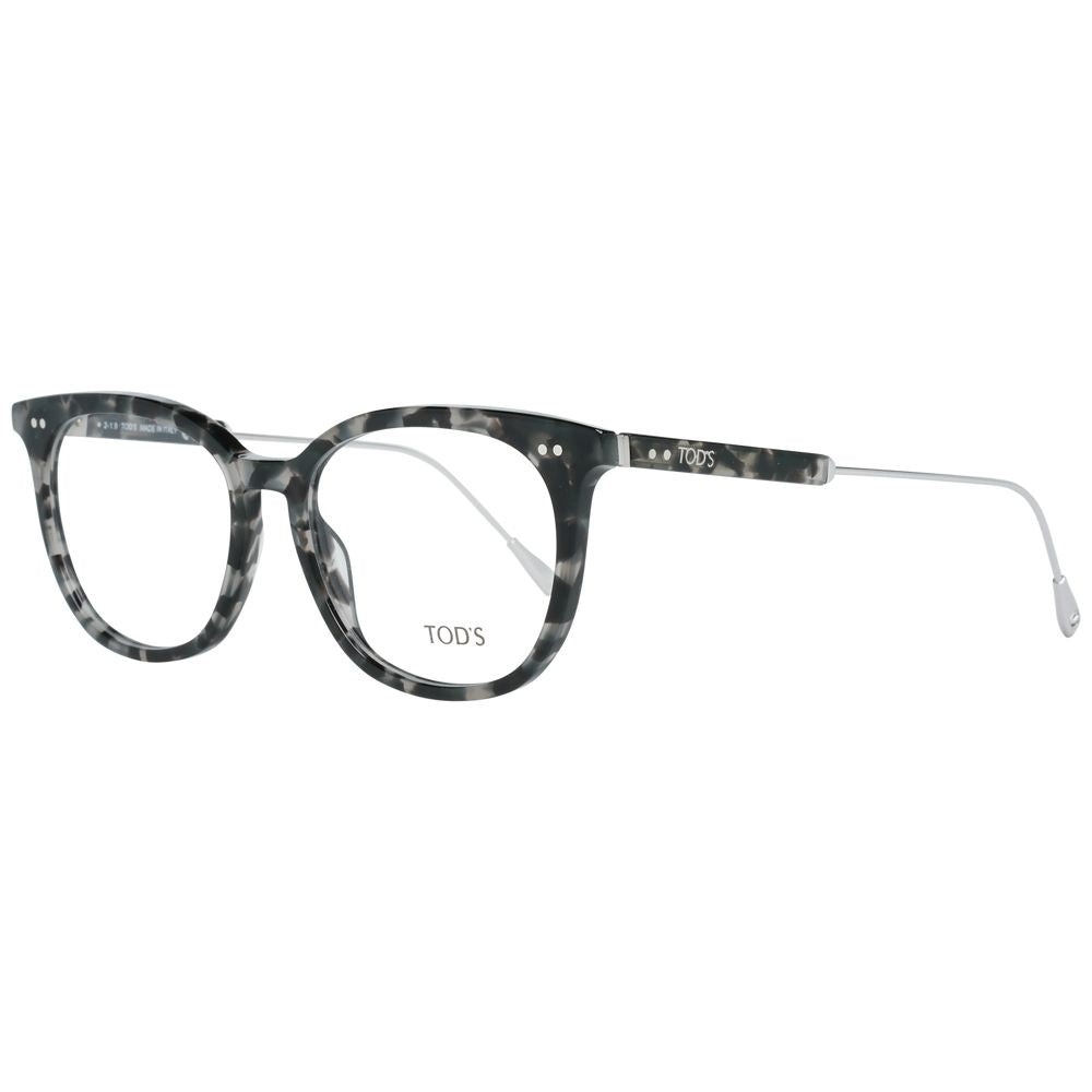 Tod's Black Metal & Plastic Glasses Frames