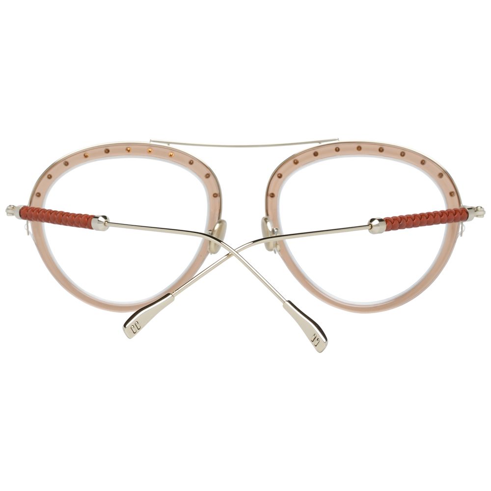 Tod's Brown Metal & Plastic Glasses Frames