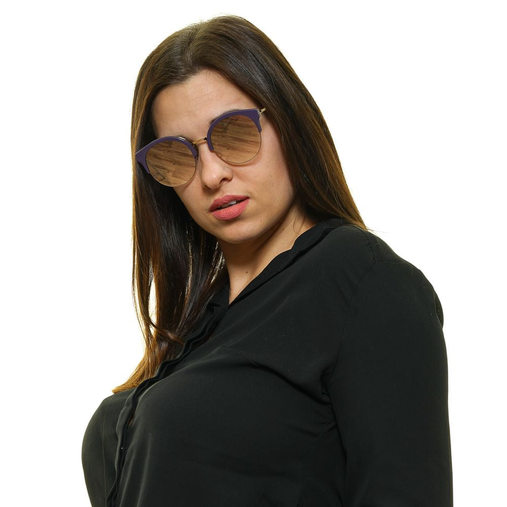 Police Purple Metal Sunglasses