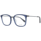 Police blue metal and plastic glasses frames, stylish eyewear with a sleek design and adjustable nose pads.