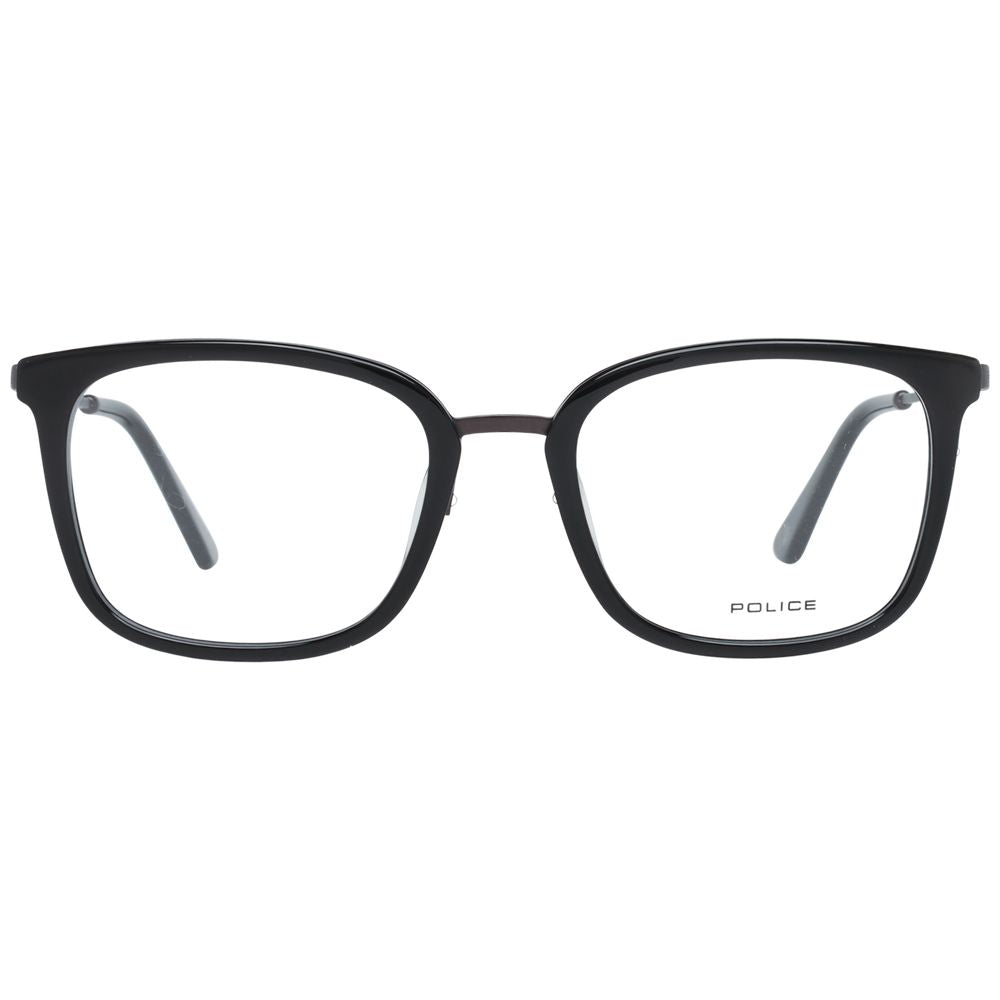 Police Black Metal & Plastic Glasses Frames Police