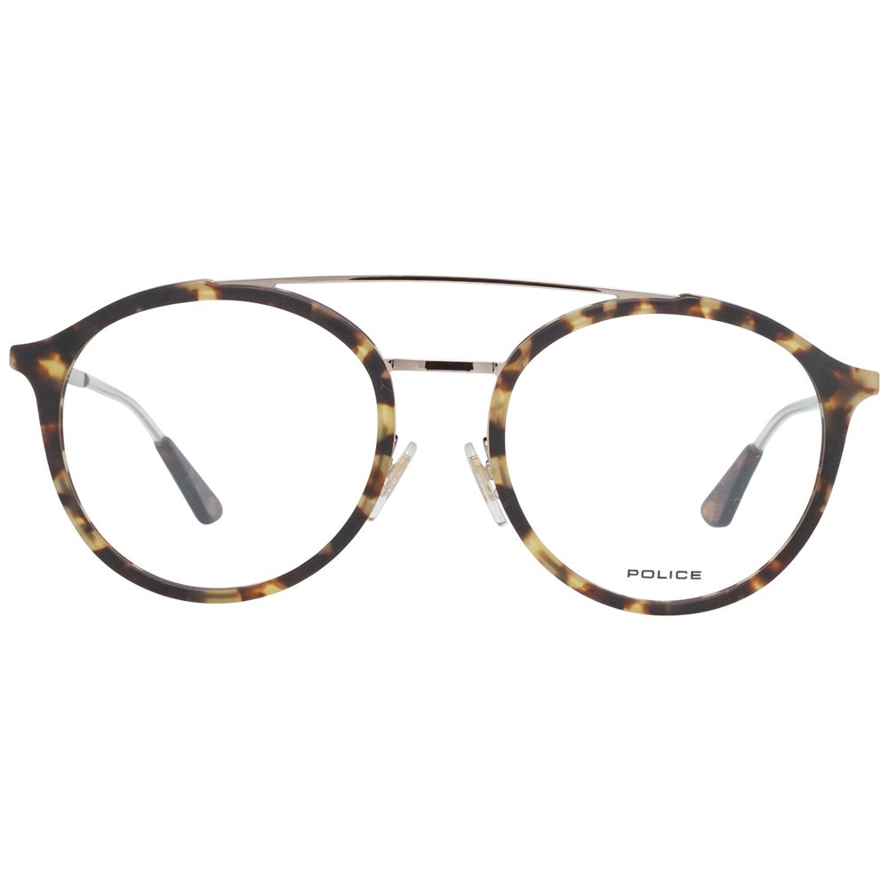 Police Brown Metal & Plastic Glasses Frames Police