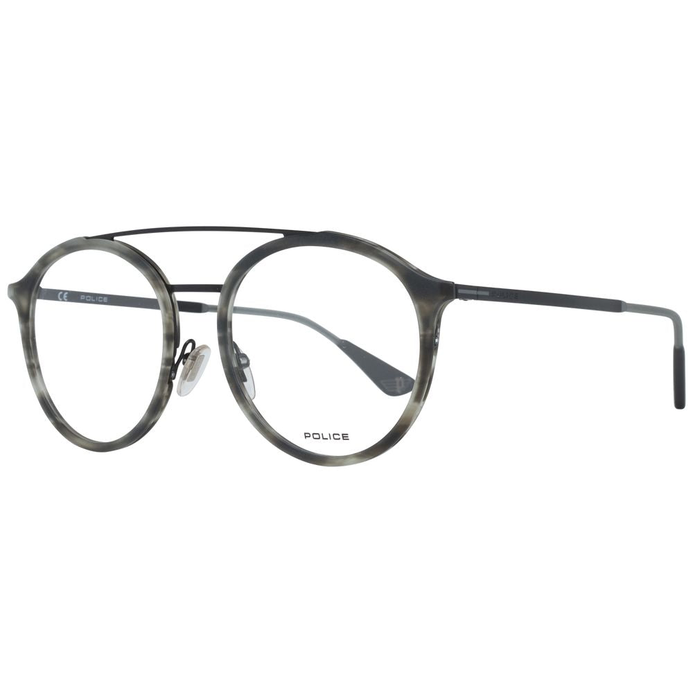 Police Gray Metal & Plastic Glasses Frames Police