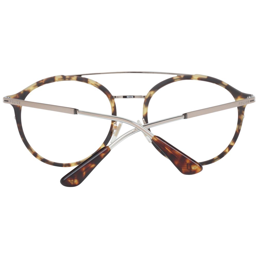 Police Brown Metal & Plastic Glasses Frames