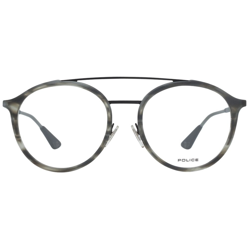 Police Gray Metal & Plastic Glasses Frames Police