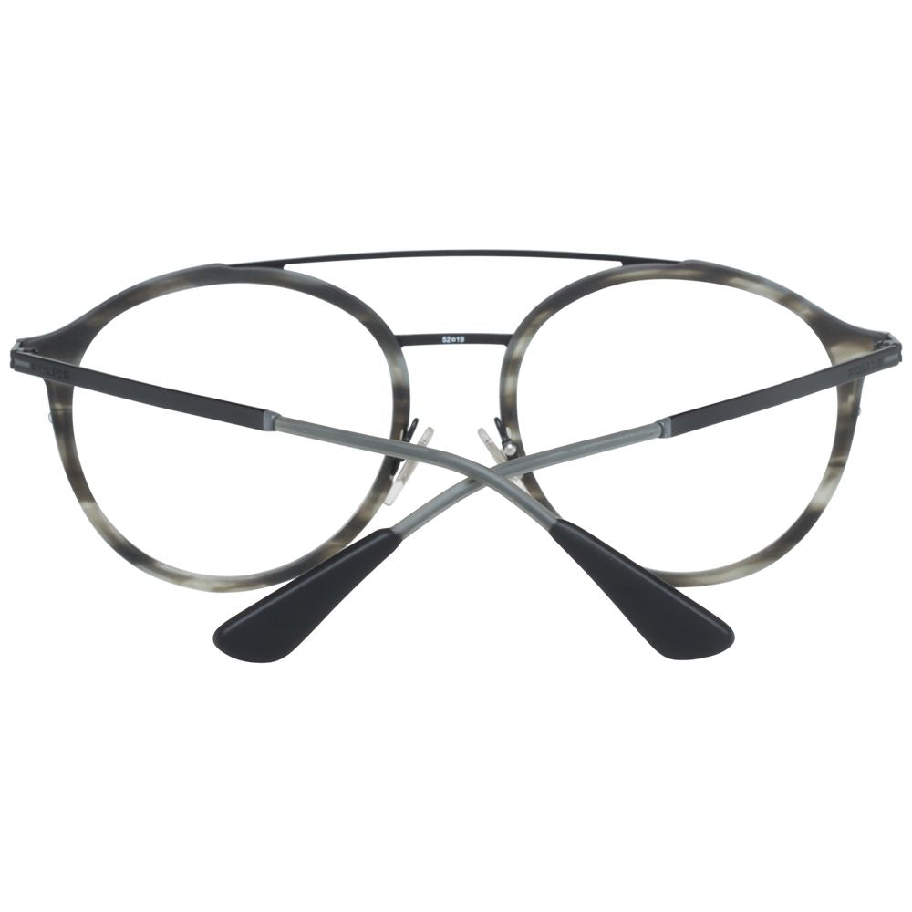 Police Gray Metal & Plastic Glasses Frames Police