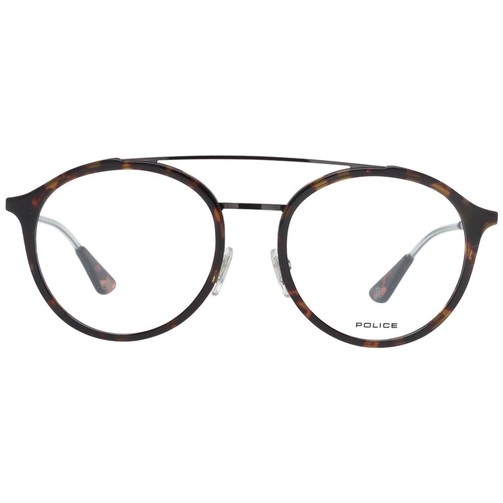 Police Brown Metal & Plastic Glasses Frames