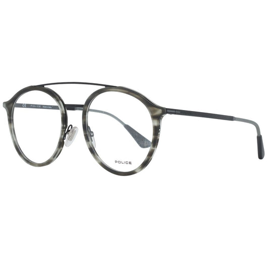 Police Gray Metal & Plastic Glasses Frames