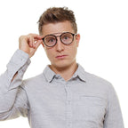 Police Brown Metal & Plastic Glasses Frames