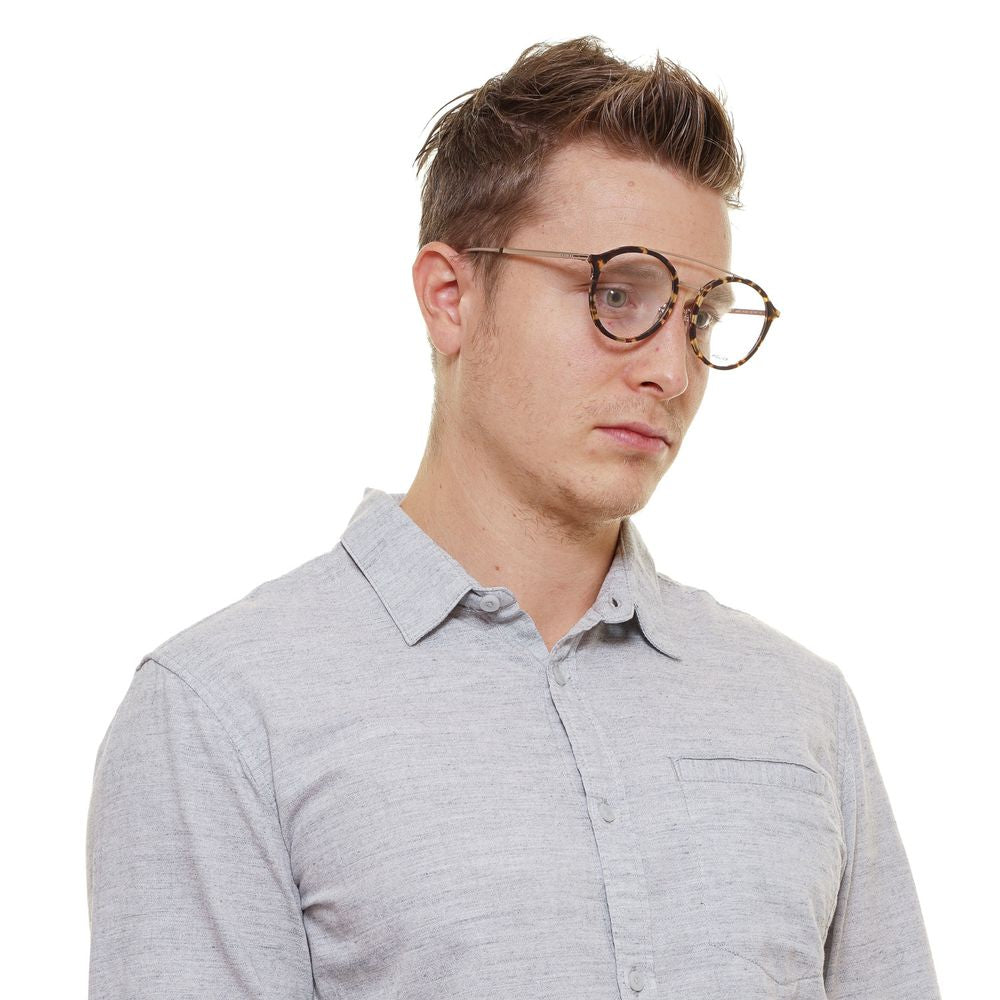 Police Brown Metal & Plastic Glasses Frames Police
