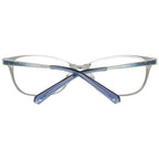 Swarovski silver metal glasses frames with sleek design and clear glass lenses for stylish eyewear.