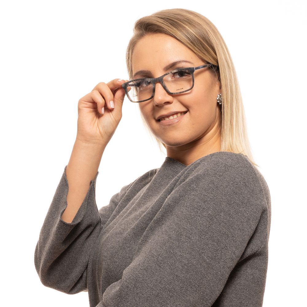 Police Gray Plastic Glasses Frames Police