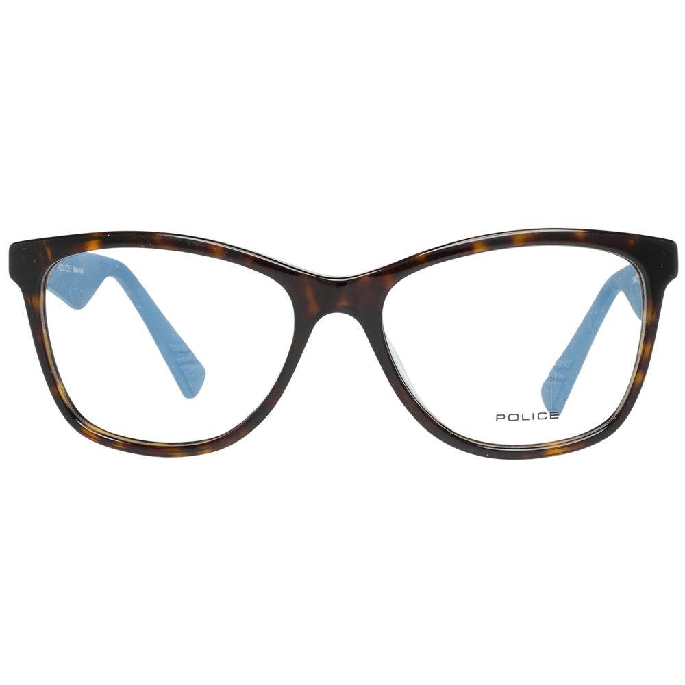 Police Brown Plastic Glasses Frames