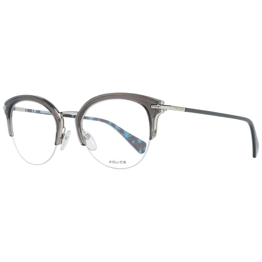 Police Gray Metal & Plastic Glasses Frames