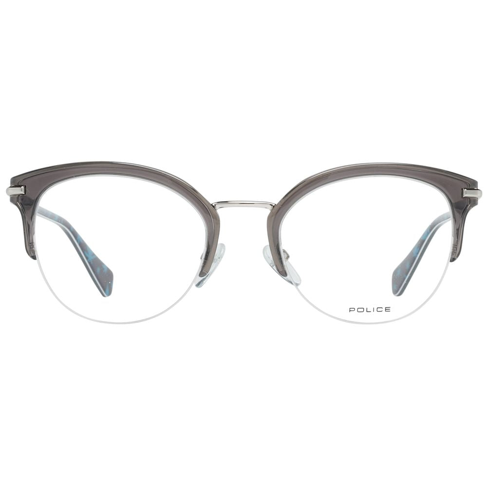 Police Gray Metal & Plastic Glasses Frames