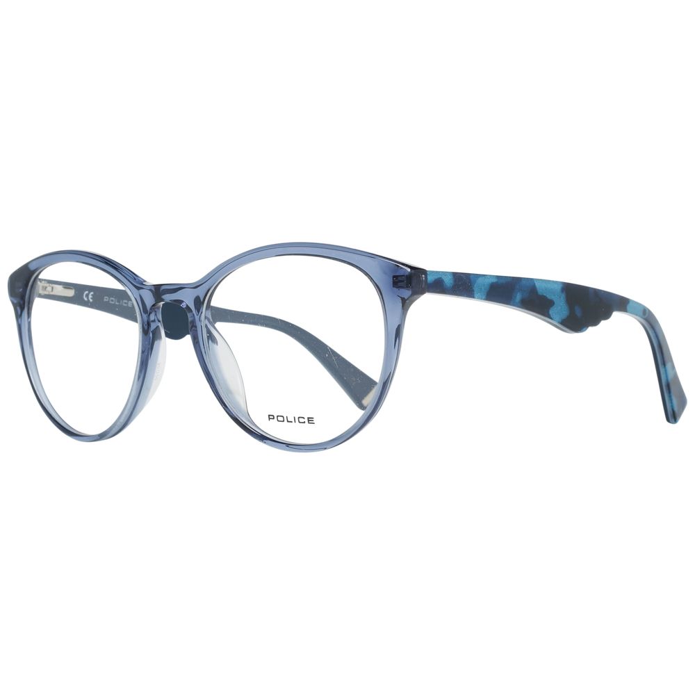 Police Blue Plastic Glasses Frames Police
