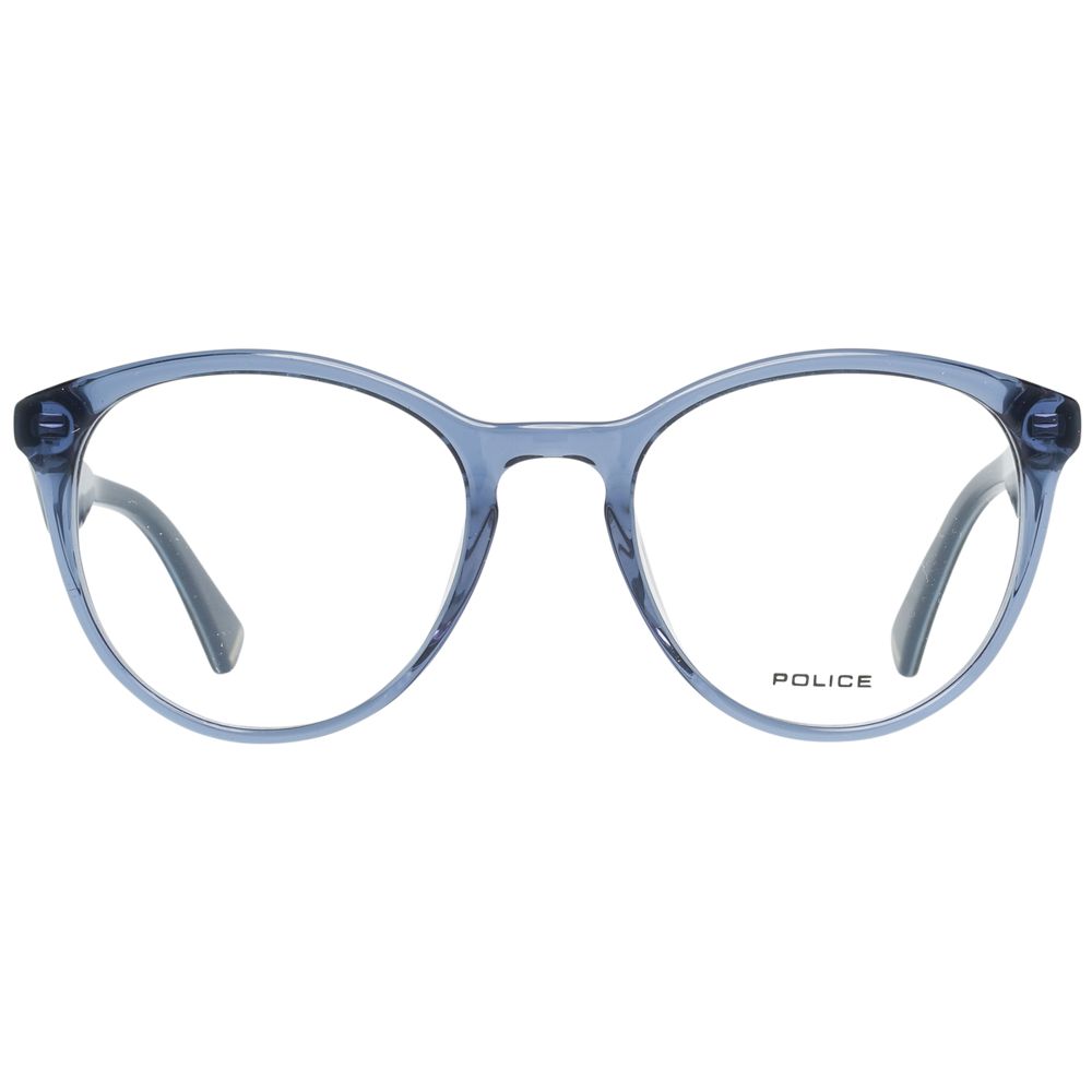 Police Blue Plastic Glasses Frames Police