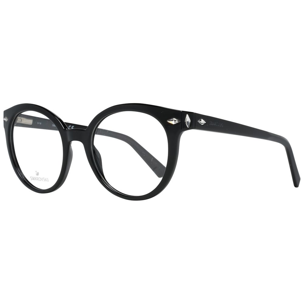 Swarovski Black Plastic Glasses Frames