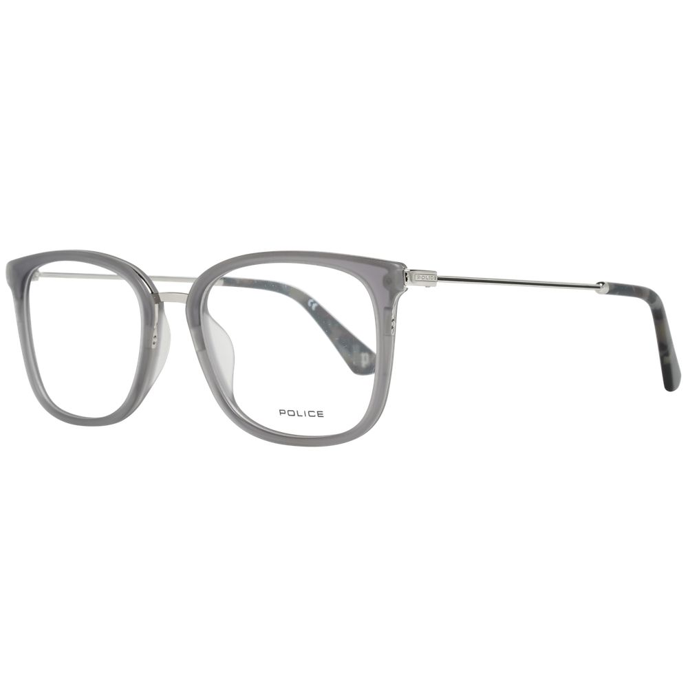 Police Gray Metal & Plastic Glasses Frames