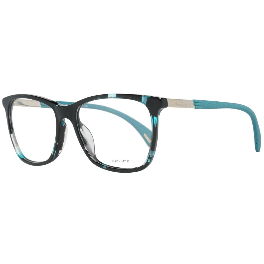 Police Black Metal & Plastic Glasses Frames